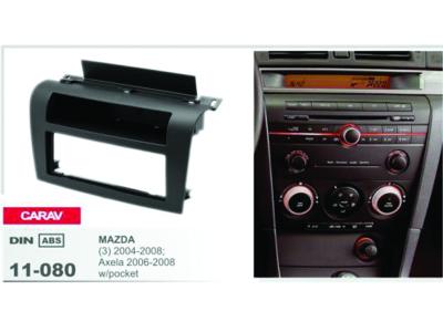 1-DIN Car Audio Installation Kit for MAZDA (3) 2004-2008;Axela 2006-2008 w/pocket)